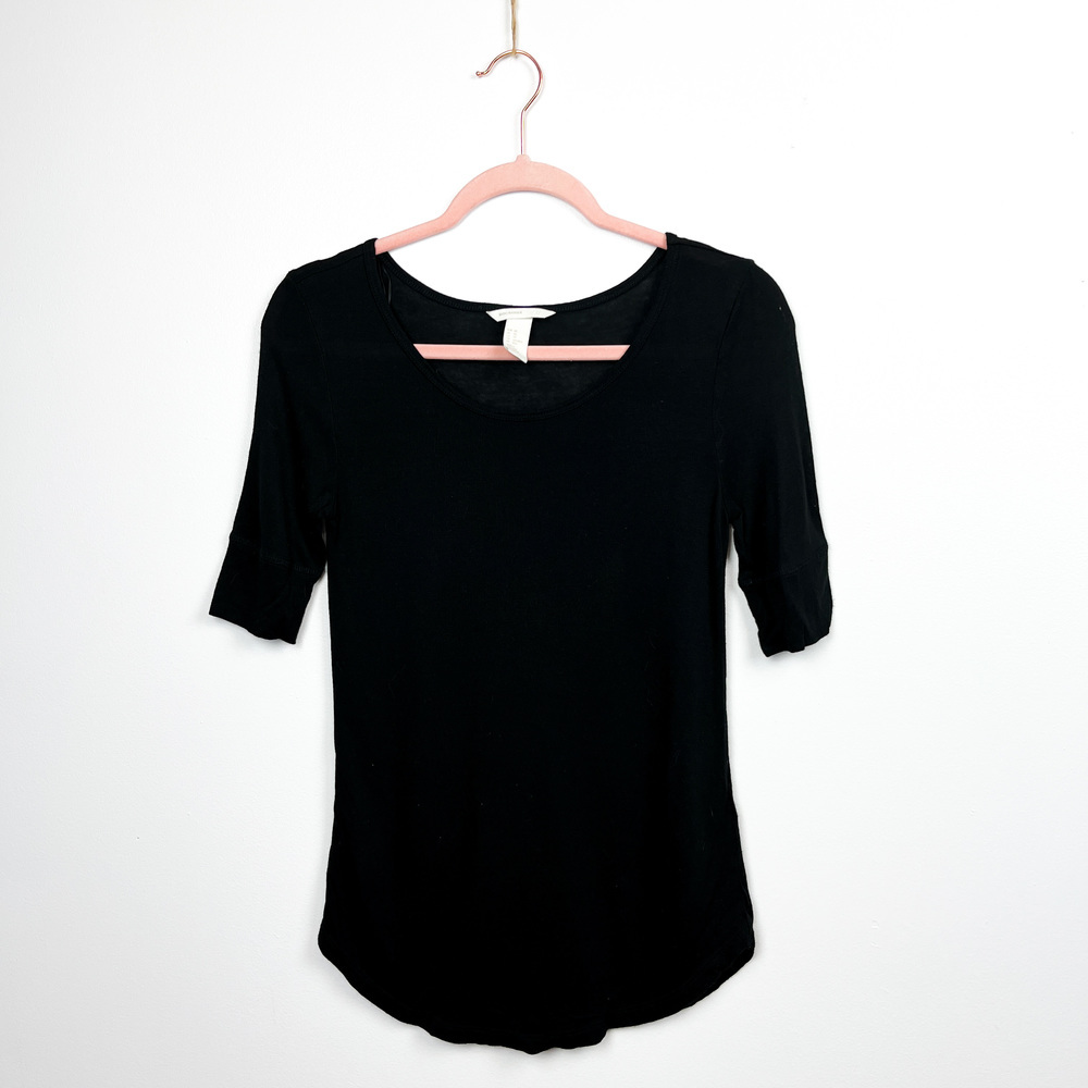 H&M Basic Black Casual Top